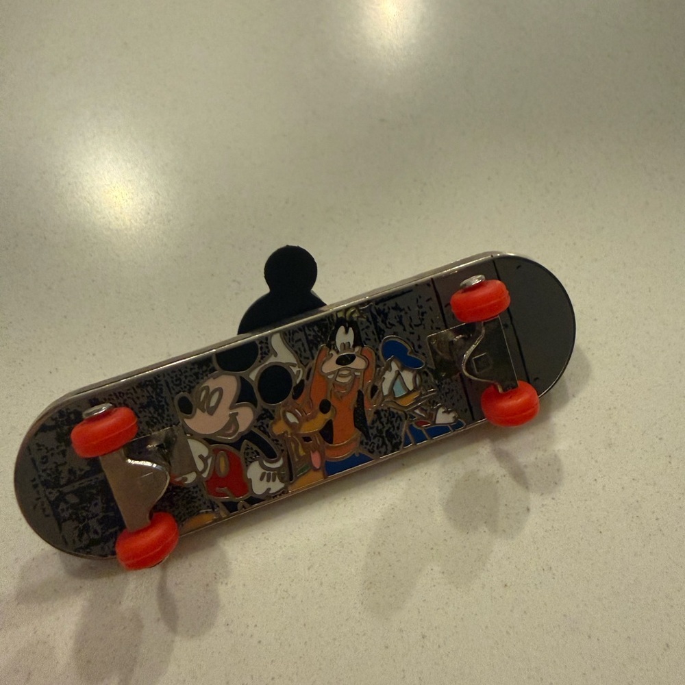 Disney Character Mini Skateboard pin